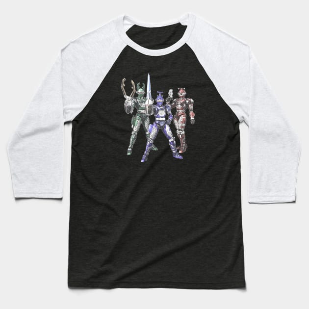 BeetleBorgs - Big Bad BeetleBorgs Baseball T-Shirt by OfficeBros